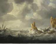 Peeters Jan Stormy Sea  - Hermitage